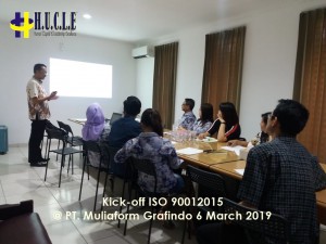 Kick-off ISO 90012015 @ PT. Muliaform Grafindo 6 March 2019 3 